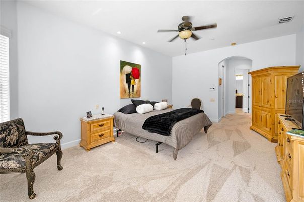 Bedroom, Interior, Recessed Lighting