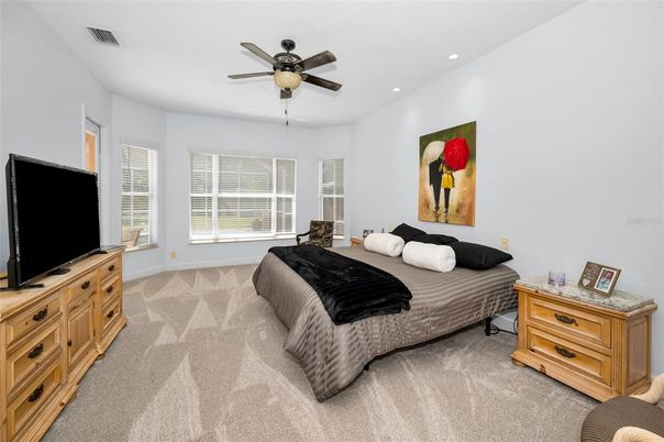 Bedroom, Interior, Recessed Lighting