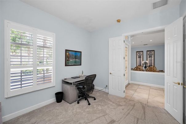 Home Office, Interior, Recessed Lighting
