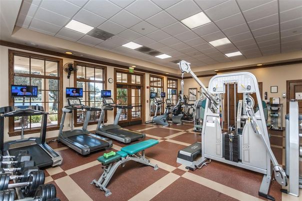Fitness Equipment, Gym, Interior, Recessed Lighting