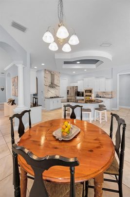 Dining room, Interior, Kitchen, Recessed Lighting, Stainless Steel Appliances