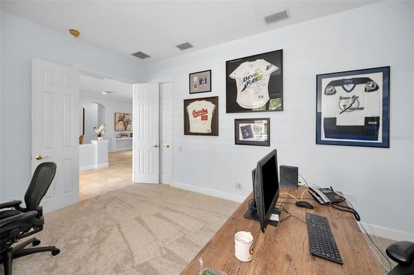 Home Office, Interior, Recessed Lighting