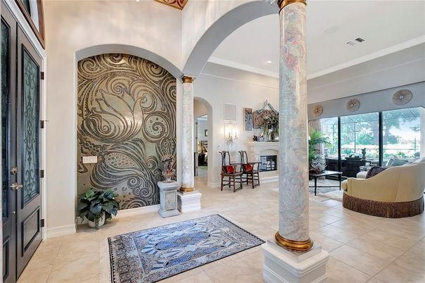 Fireplace, Interior, Recessed Lighting