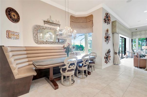Chandelier, Dining room, Interior, Living room, Recessed Lighting