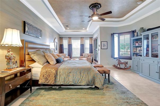 Bedroom, Interior, Recessed Lighting