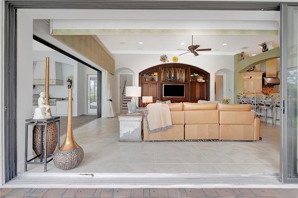 Interior, Kitchen, Living room, Recessed Lighting