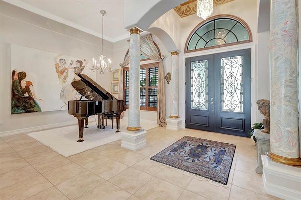 Chandelier, Interior, Pendant Lights, Piano