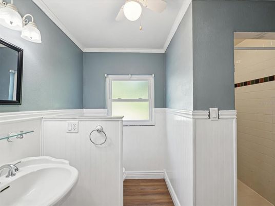Bathroom, Interior, Wood Texture Flooring