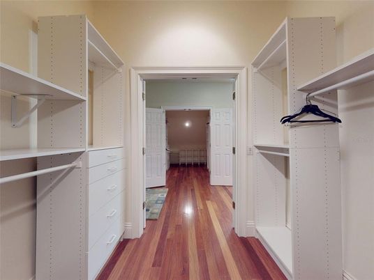 Interior, Recessed Lighting, Walk-in Closets, Wood Texture Flooring