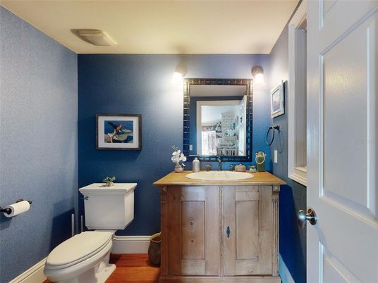 Bathroom, Interior, Wood Texture Flooring