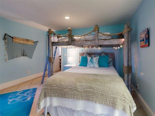 Bedroom, Interior, Recessed Lighting