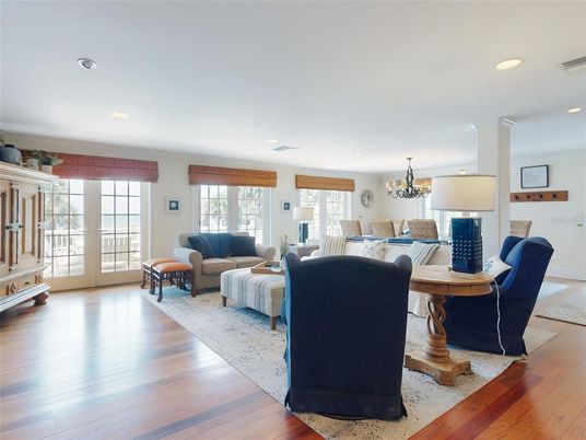 Chandelier, Interior, Living room, Recessed Lighting, Wood Texture Flooring