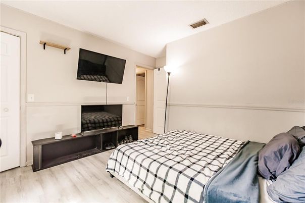 Bedroom, Interior, Wood Texture Flooring
