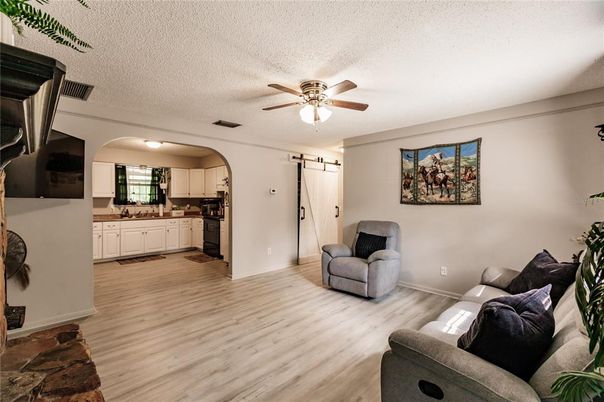 Interior, Kitchen, Living room, Wood Texture Flooring