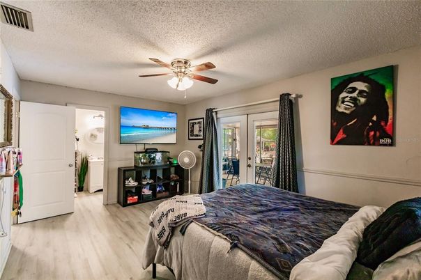 Bedroom, Interior, Wood Texture Flooring