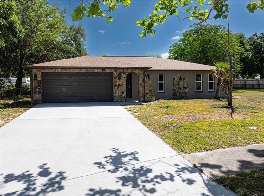Attached, Backyard, Exterior, Facade, Ranch