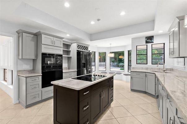 Interior, Kitchen, Pendant Lights, Recessed Lighting