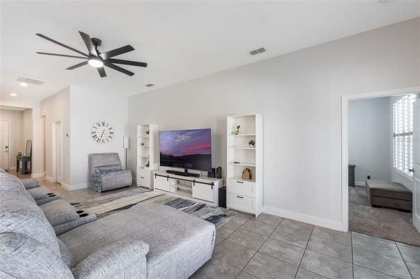 Interior, Living room, Recessed Lighting