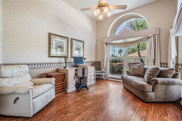 Home Office, Interior, Wood Texture Flooring