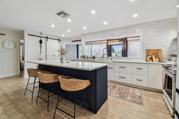 Interior, Kitchen, Recessed Lighting, Stainless Steel Appliances