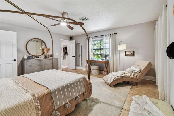 Bedroom, Interior, Wood Texture Flooring