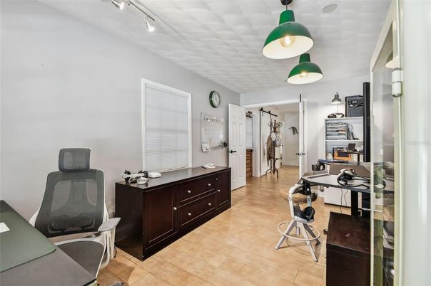 Home Office, Interior, Wood Texture Flooring