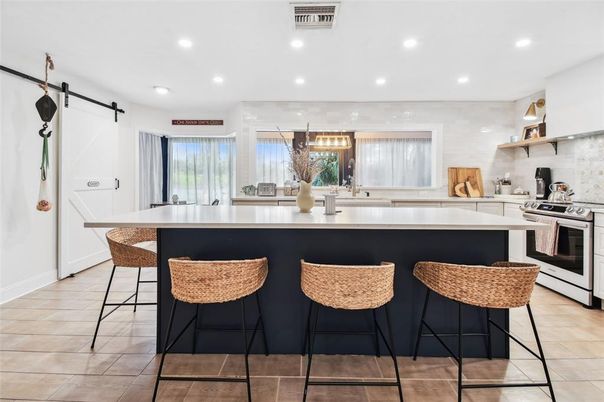 Interior, Kitchen, Recessed Lighting, Stainless Steel Appliances