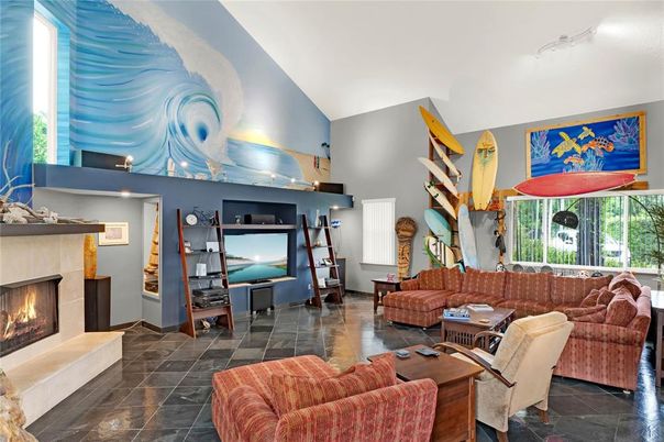 Fireplace, Interior, Living room