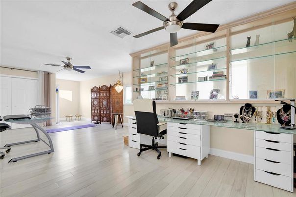 Home Office, Interior, Wood Texture Flooring