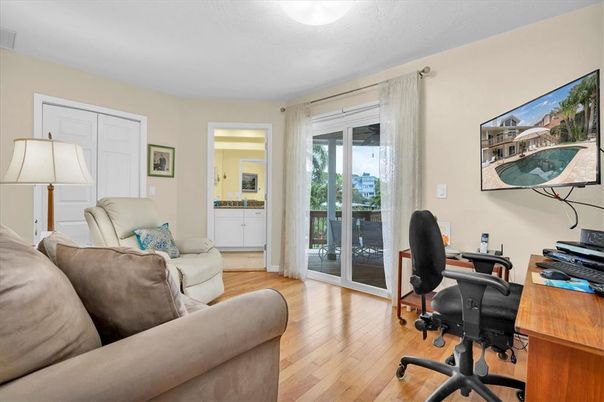 Home Office, Interior, Wood Texture Flooring