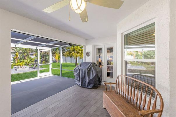 Interior, Sun Room, Wood Texture Flooring
