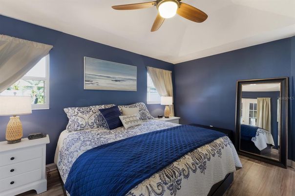 Bedroom, Interior, Wood Texture Flooring