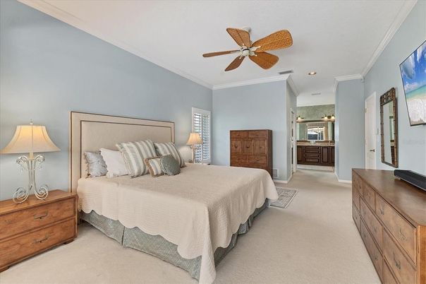 Bedroom, Interior, Recessed Lighting