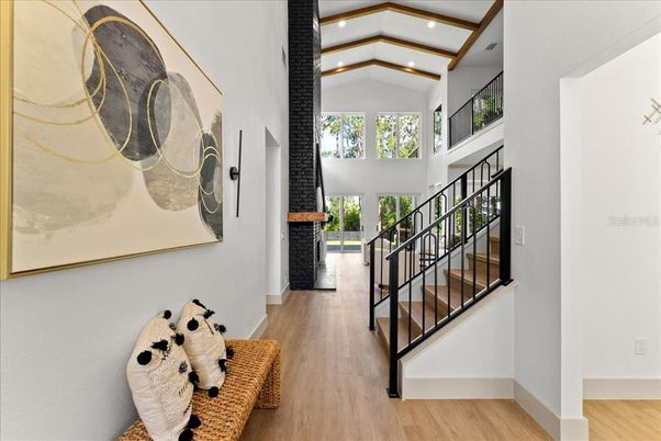 Interior, Recessed Lighting, Wood Texture Flooring