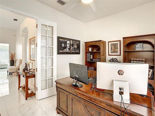 Home Office, Interior, Marble
