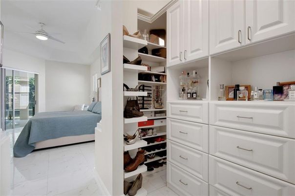Bedroom, Interior, Marble, Walk-in Closets