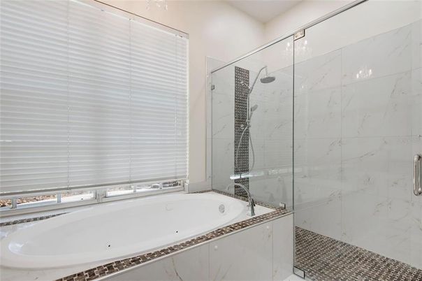 Bathroom, Glass Shower, Interior, Marble Walls