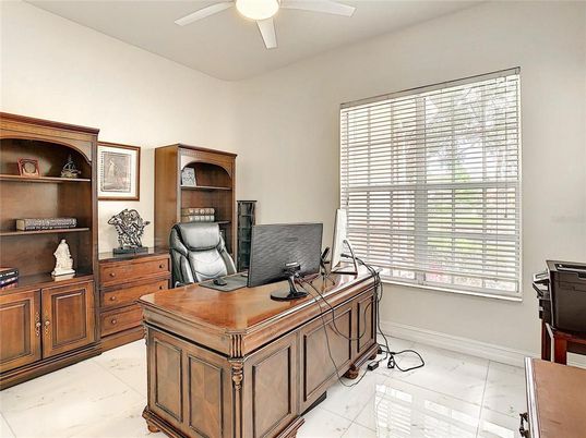 Home Office, Interior, Marble