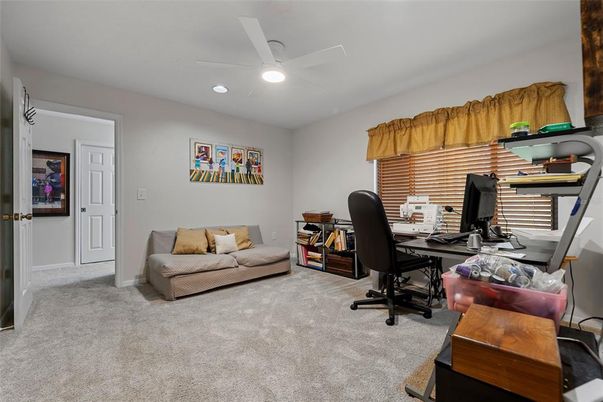 Home Office, Interior, Recessed Lighting