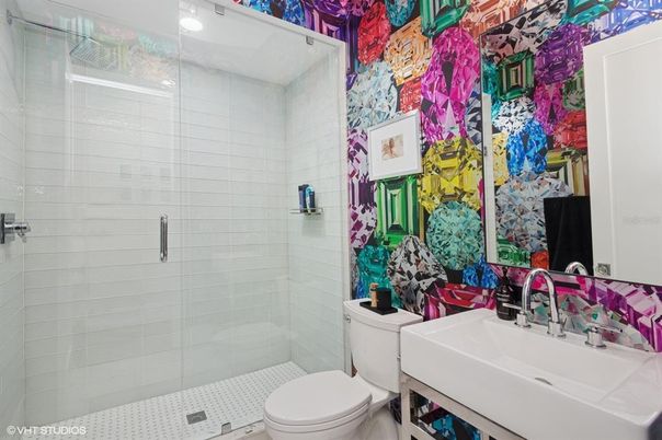 Bathroom, Glass Shower, Interior