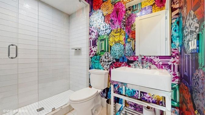 Bathroom, Glass Shower, Interior