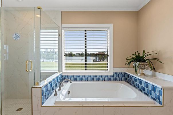 Bathroom, Glass Shower, Interior, Marble Walls