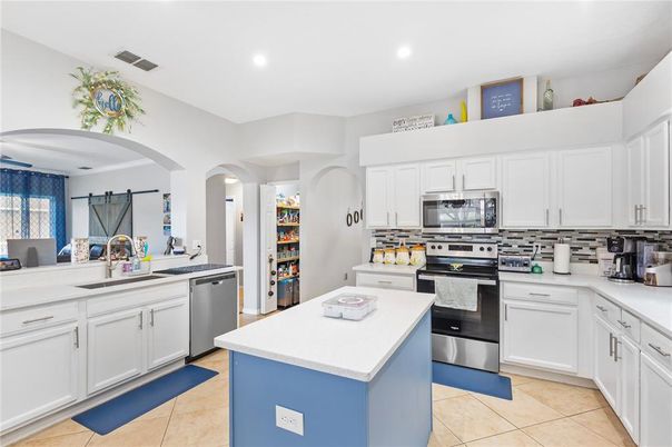 Interior, Kitchen, Recessed Lighting, Stainless Steel Appliances