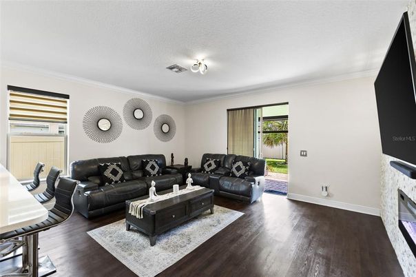 Fireplace, Interior, Living room, Wood Texture Flooring