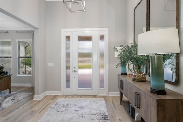 Interior, Pendant Lights, Wood Texture Flooring