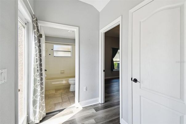Bathroom, Interior, Wood Texture Flooring