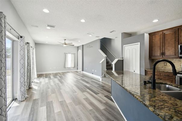 Interior, Recessed Lighting, Wood Texture Flooring
