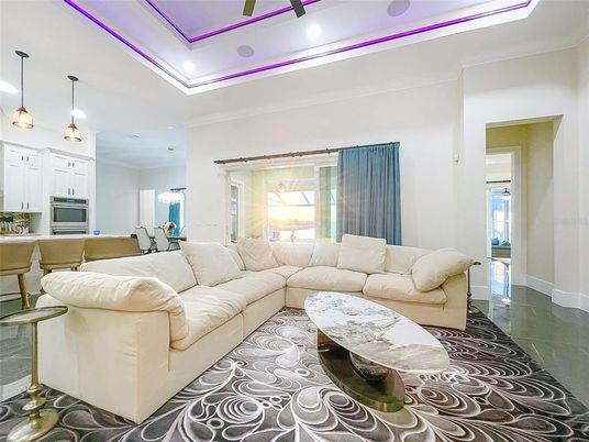 Interior, Kitchen, Living room, Pendant Lights, Recessed Lighting