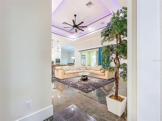 Interior, Living room, Pendant Lights, Recessed Lighting