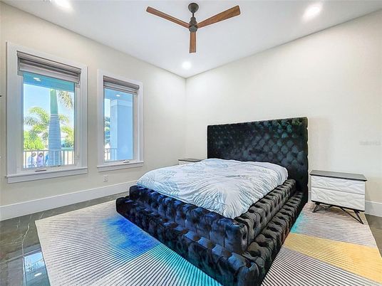 Bedroom, Interior, Recessed Lighting